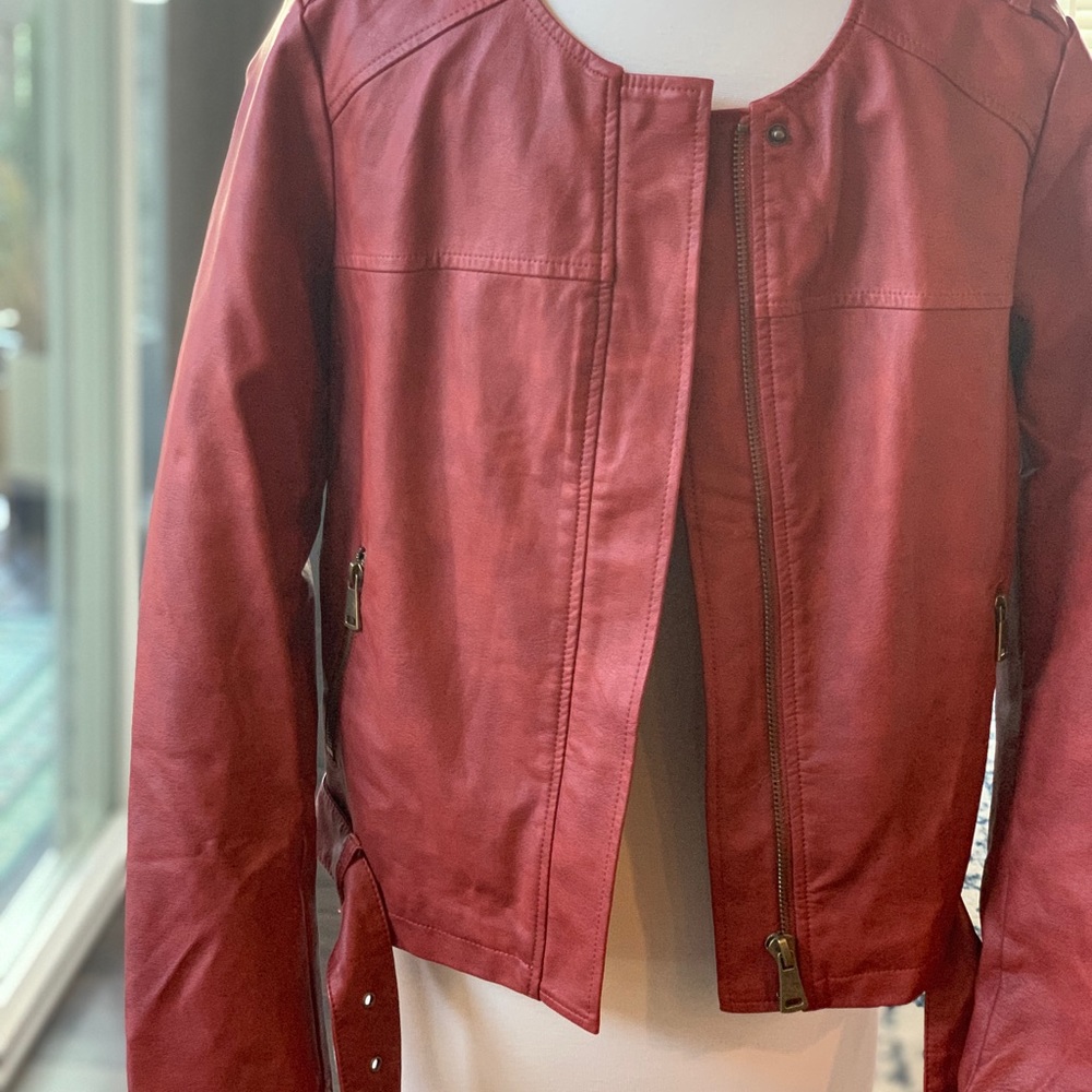 Faux Leather Jacket